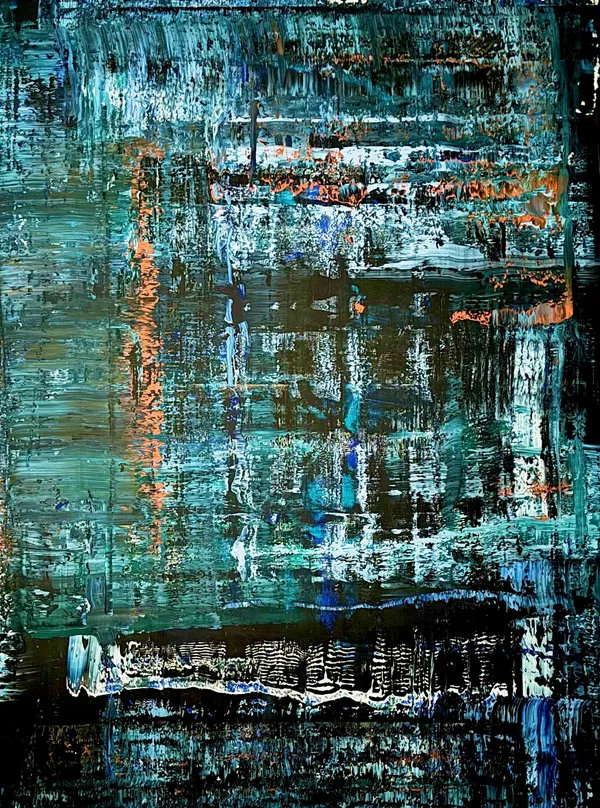 readyornot #16, Acryl auf Leinwand, 160x120 Zentimeter