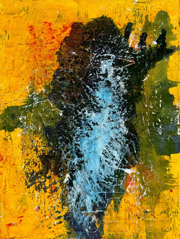 Lago #9, Acryl auf Leinwand, 40 x 60 Zentimeter